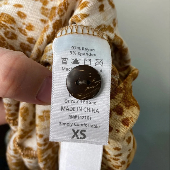 🏷️ NWT LuLaRoe Marsha Button Up Midi Skirt //  Leopard Print - Picture 6 of 8